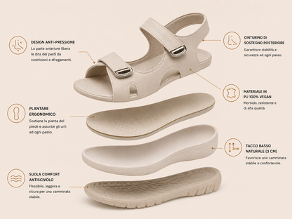 Sandali Ortopedici Comfort Donna